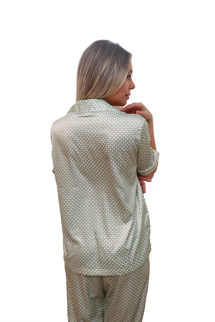 Pijama Pantalón Manga Corta Dots
