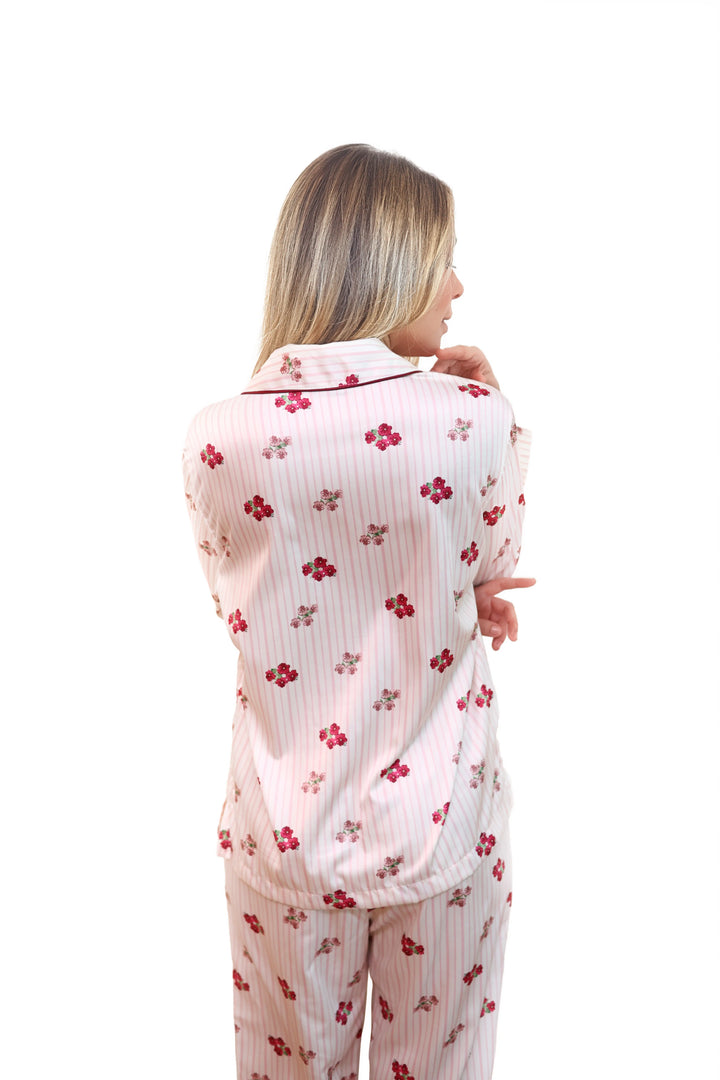 Pijama Pantalón Manga Larga Flowers