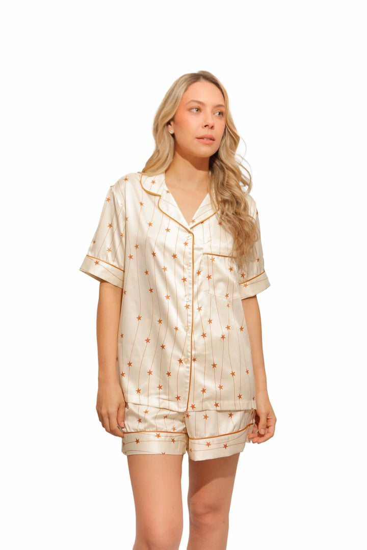 Pijama Short Manga Corta Star