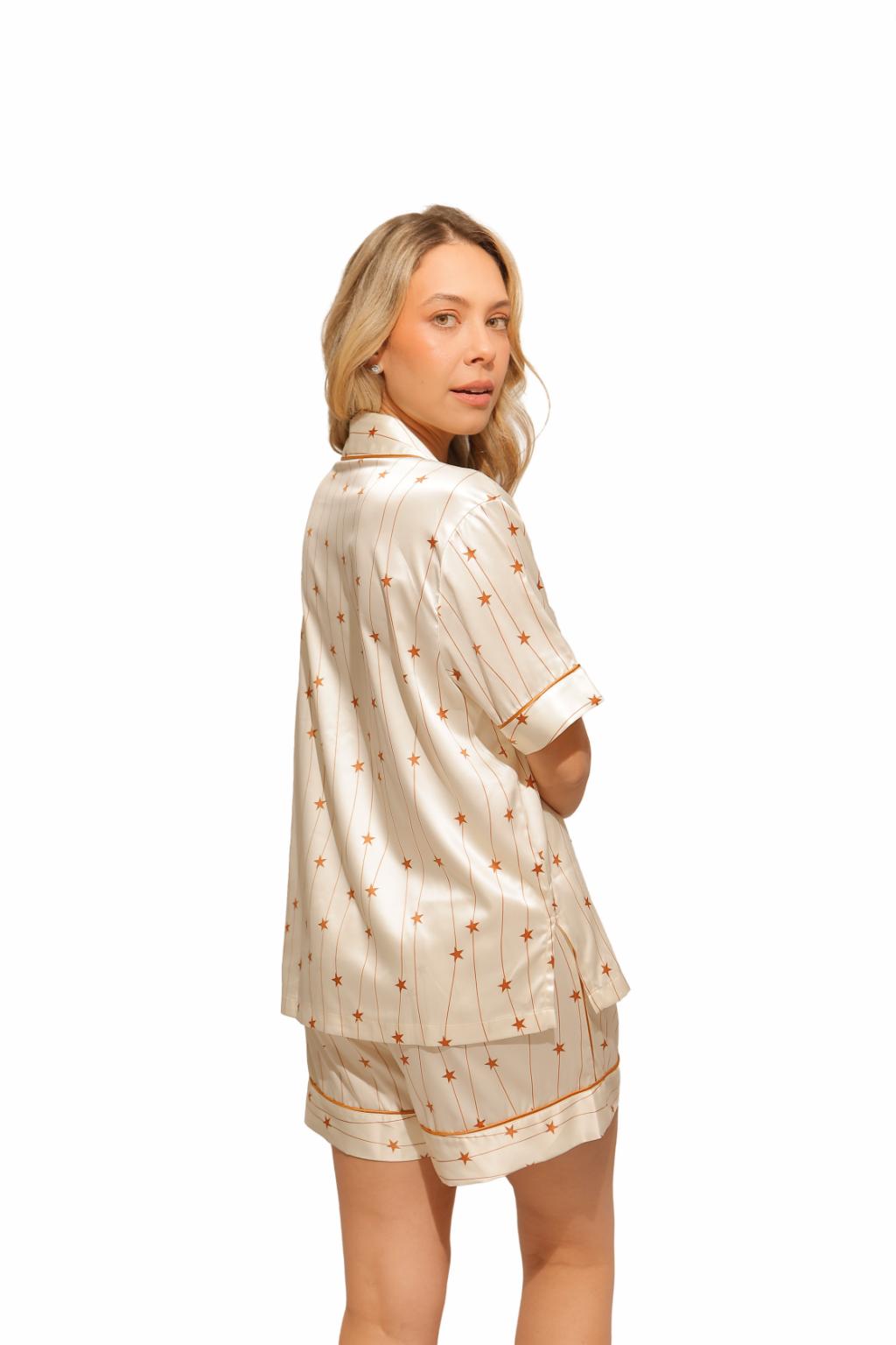 Pijama Short Manga Corta Star