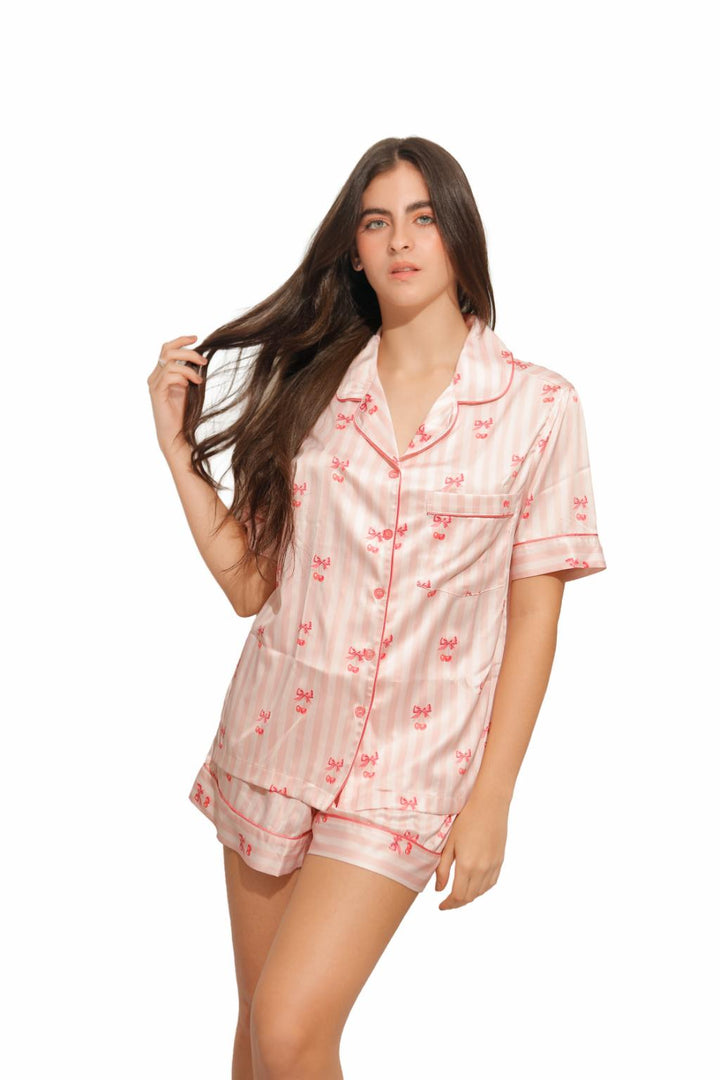 Pijama Short Manga Corta Cherry