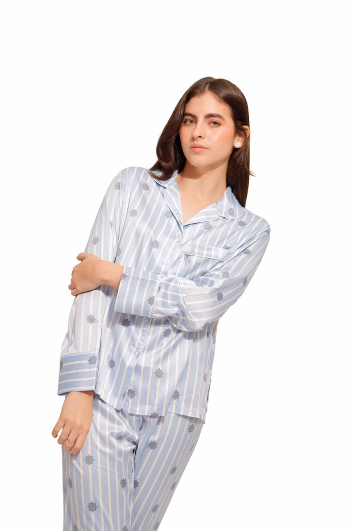 Pijama Pantalón Manga Larga Stripe